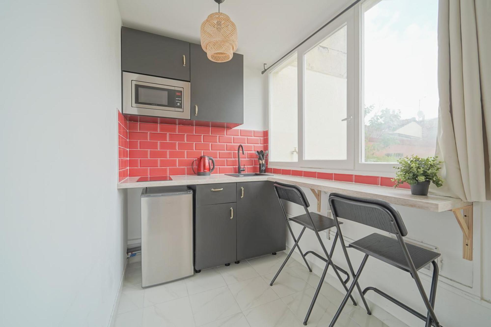 Apartmán Complete 1Br With Balcony Only 5 Min. On Foot To Metro By Doorman Saint-Ouen  Exteriér fotografie