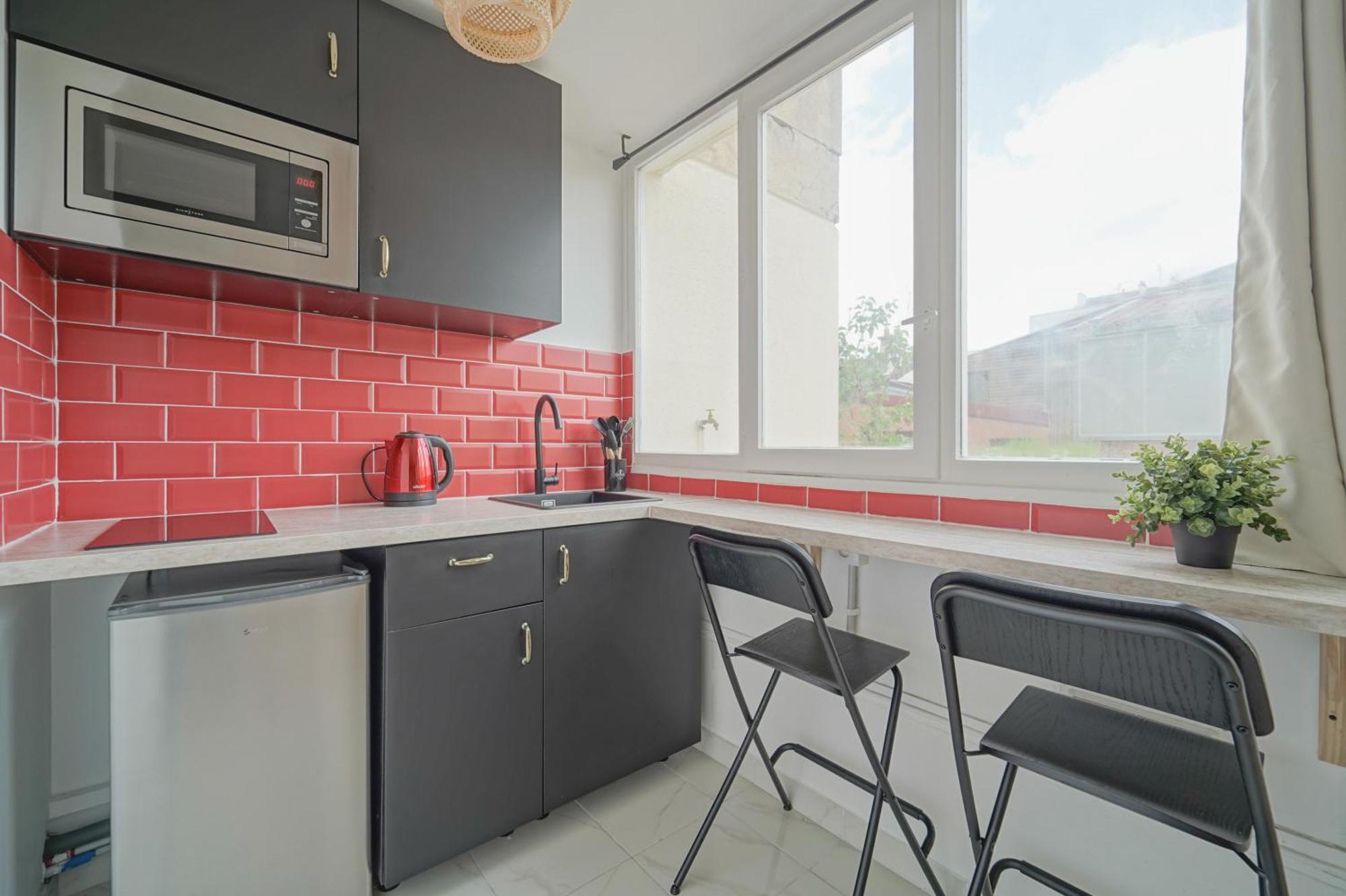 Apartmán Complete 1Br With Balcony Only 5 Min. On Foot To Metro By Doorman Saint-Ouen  Exteriér fotografie