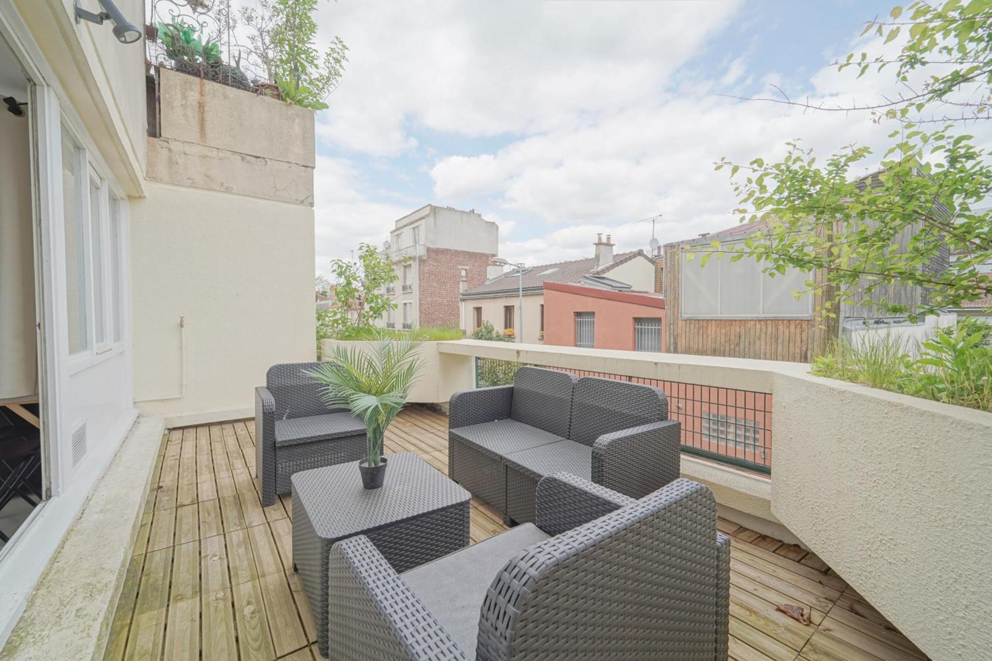 Apartmán Complete 1Br With Balcony Only 5 Min. On Foot To Metro By Doorman Saint-Ouen  Exteriér fotografie